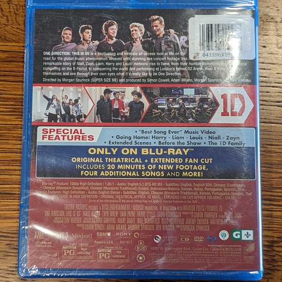 One Direction Blu-ray and DVD - Picture 2 of 2